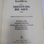 Motivos de Son. Edición 1980