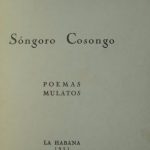 Sóngoro Cosongo. Edición 1931